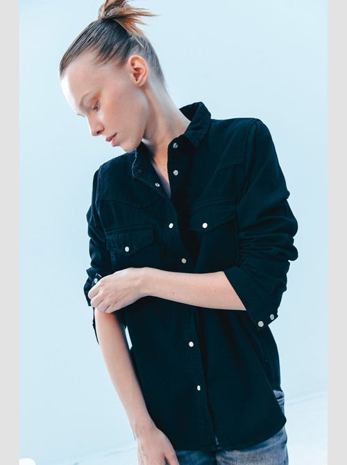 Chemise JUANITA en jeans 'Le Temps Des Cerises' - Kiabi