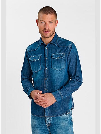 Chemise juanito en jeans 'le temps des cerises'
