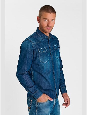 Chemise juanito en jeans 'le temps des cerises'