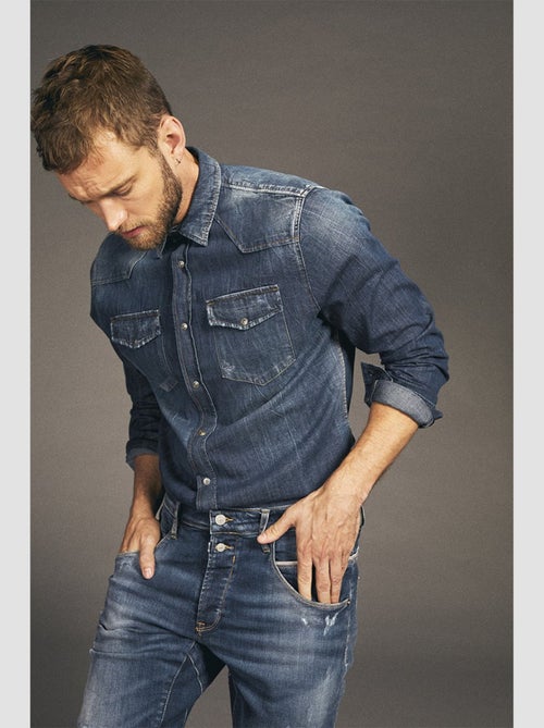Chemise JUANITO en jeans 'Le Temps Des Cerises' - Kiabi