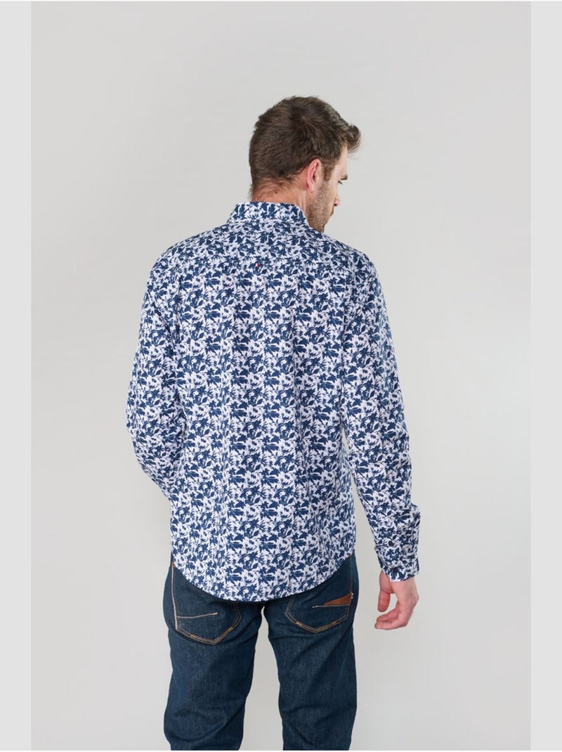 Chemise juna 'le temps des cerises' Bleu - Kiabi