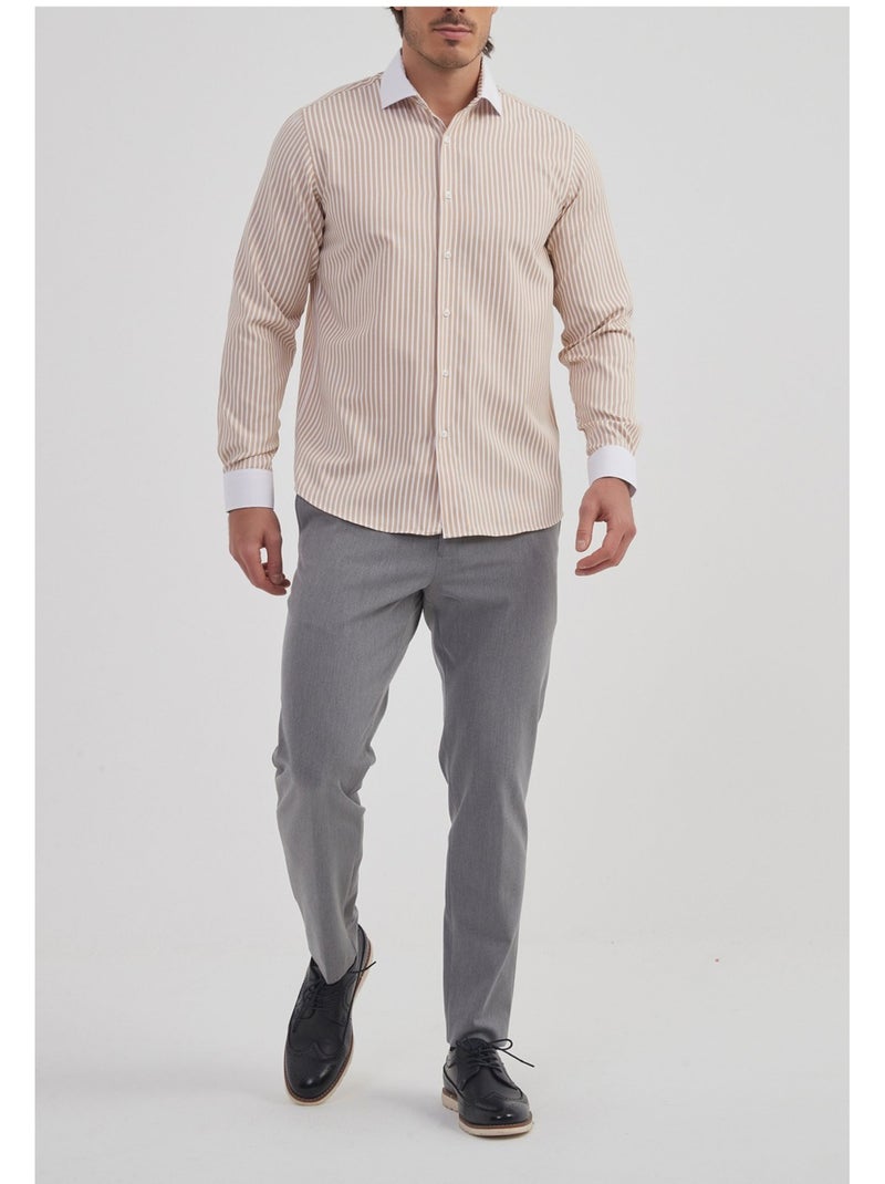 Chemise Kebello Beige - Kiabi