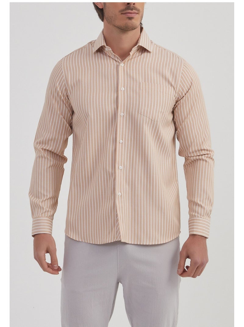 Chemise Kebello Beige - Kiabi