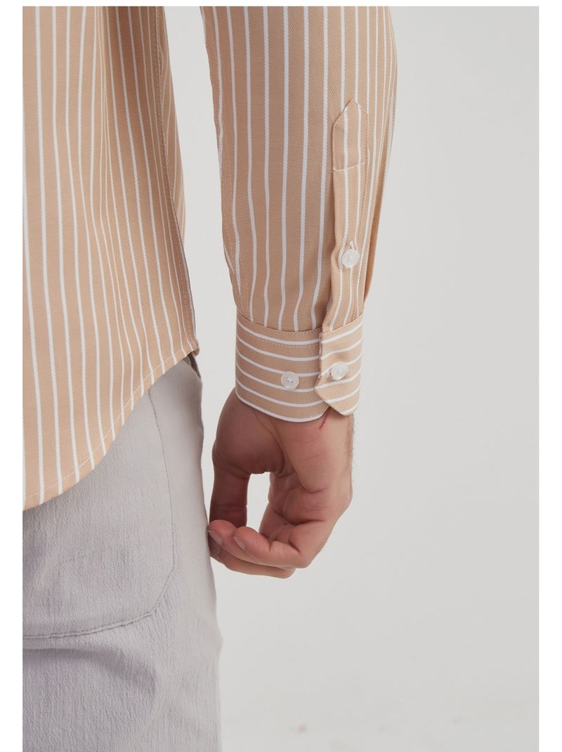 Chemise Kebello Beige - Kiabi