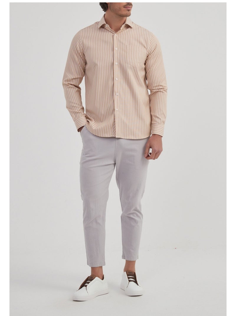 Chemise Kebello Beige - Kiabi