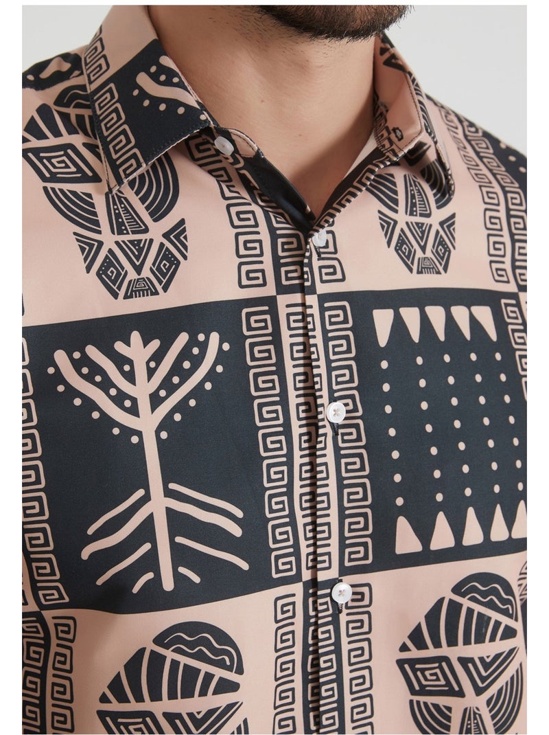 Chemise Kebello Beige - Kiabi