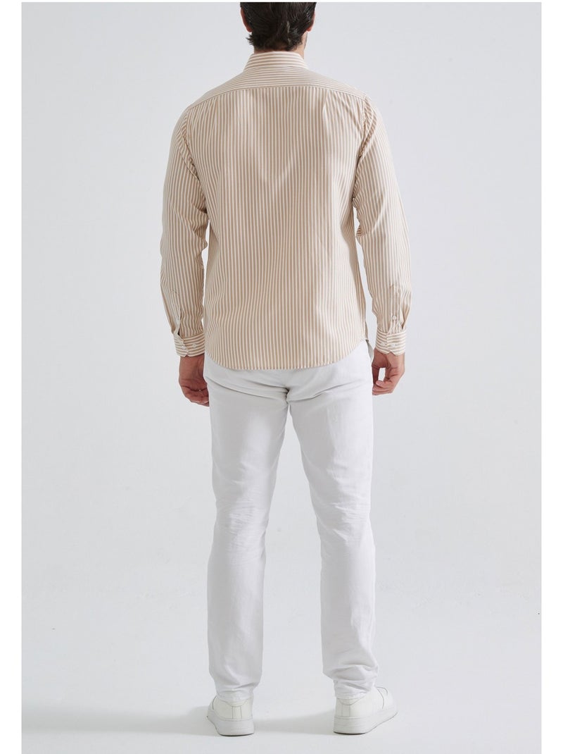 Chemise Kebello Beige - Kiabi
