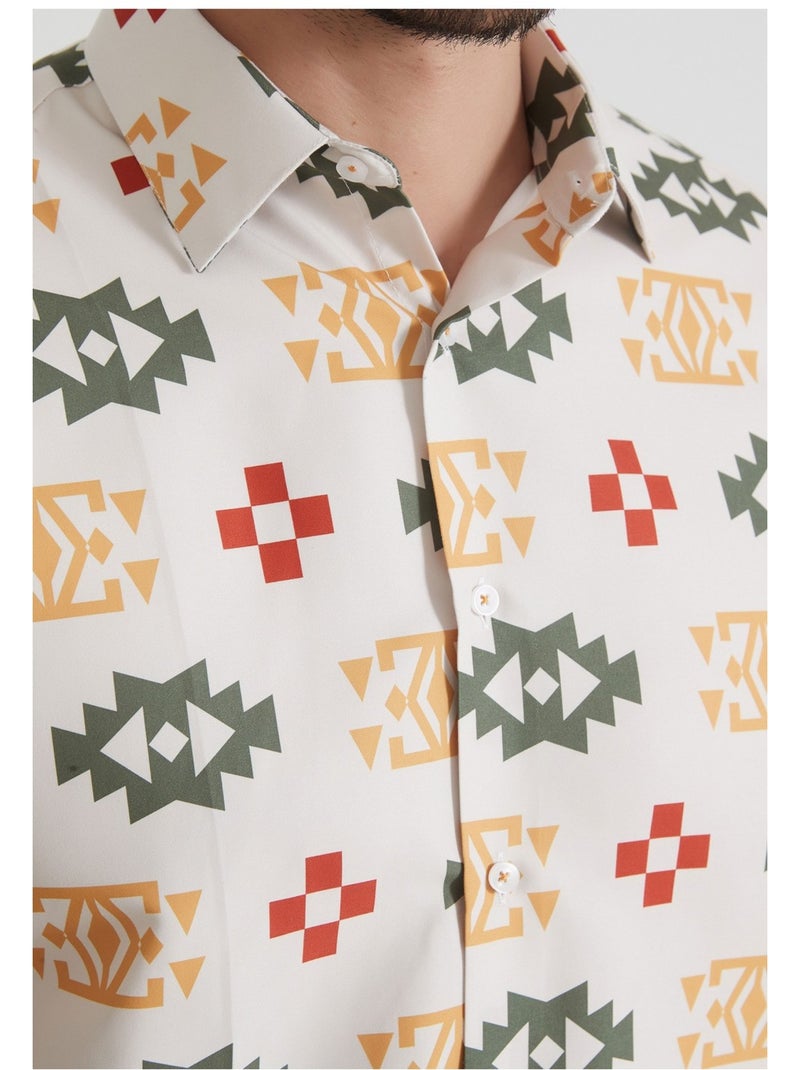 Chemise Kebello Beige - Kiabi