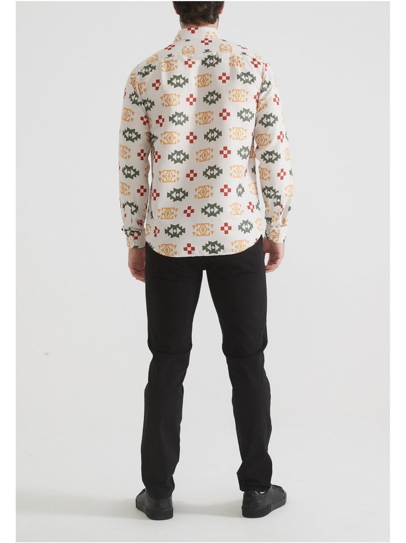 Chemise Kebello Beige - Kiabi