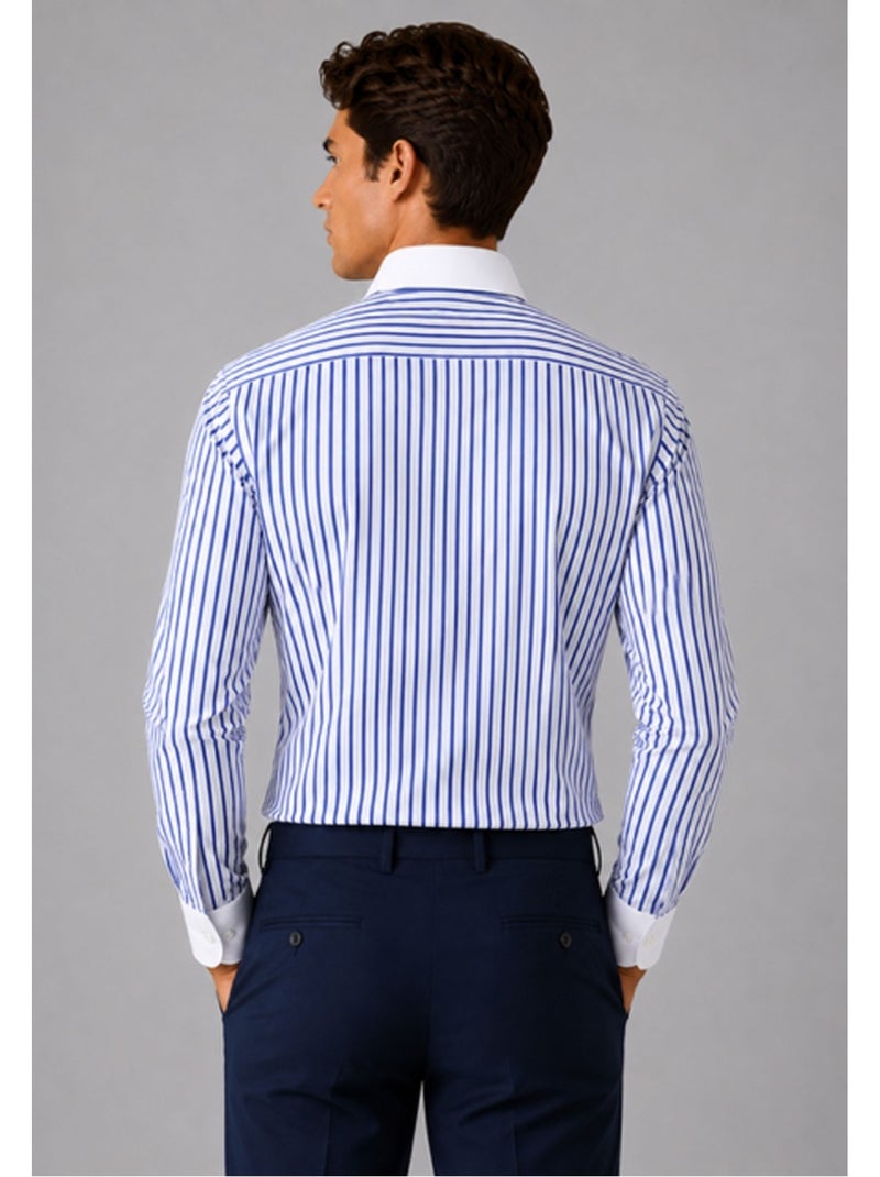 Chemise kebello Blanc Blanc Bleu - Kiabi