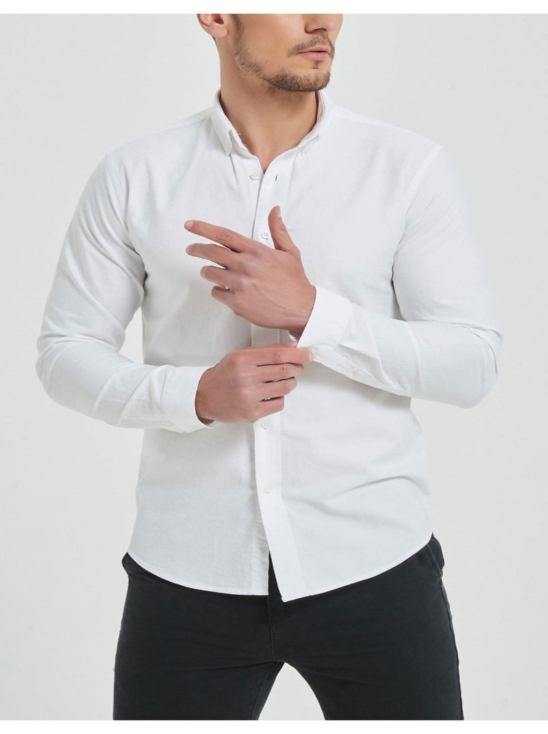 Chemise Kebello Blanc - Kiabi