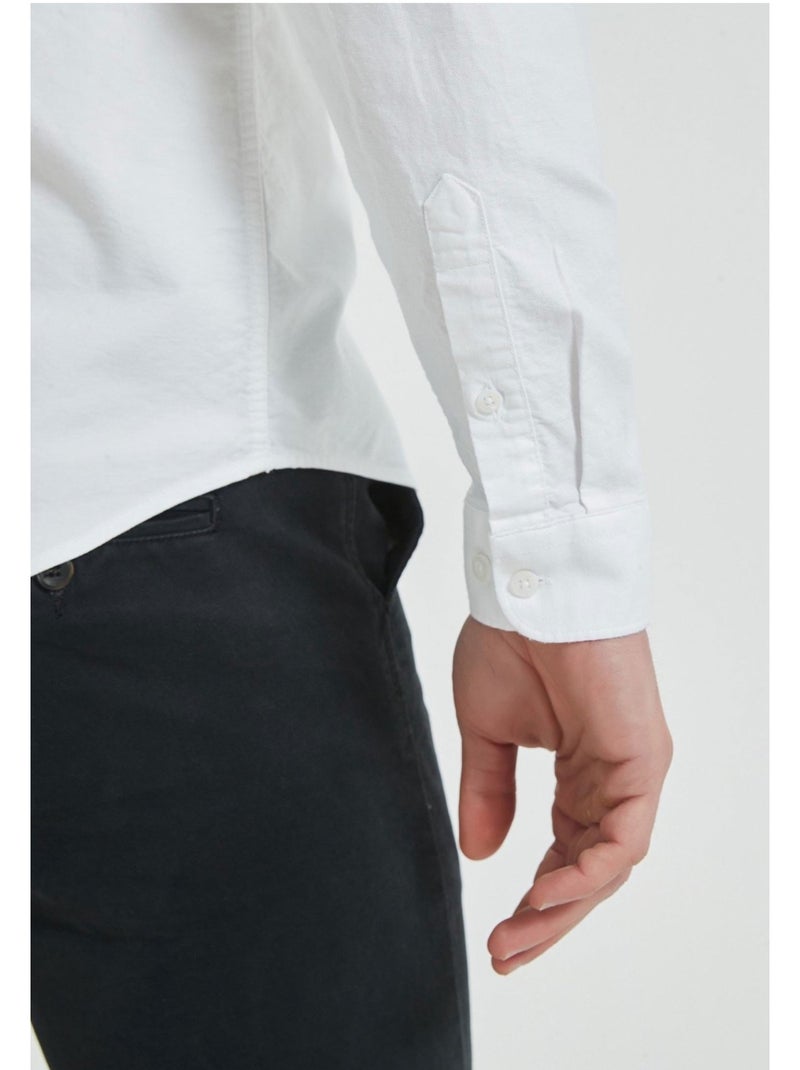 Chemise Kebello Blanc - Kiabi