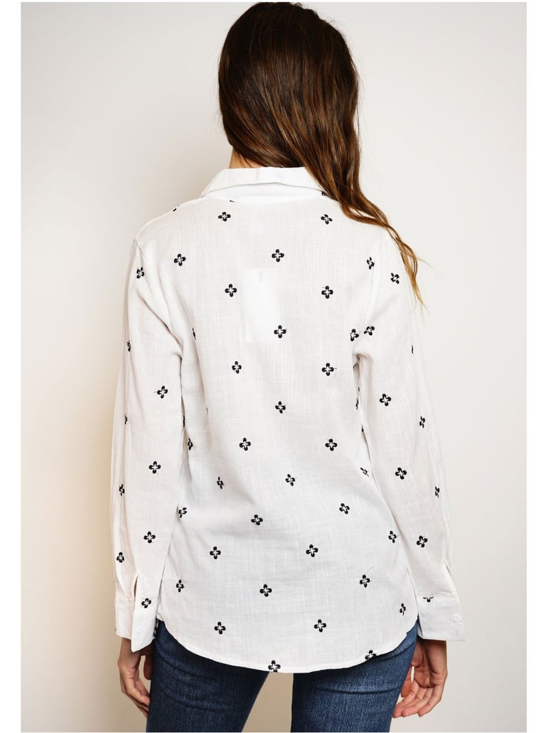 Chemise Kebello Blanc - Kiabi