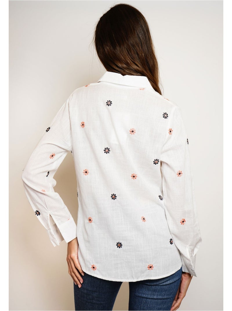 Chemise Kebello Blanc - Kiabi