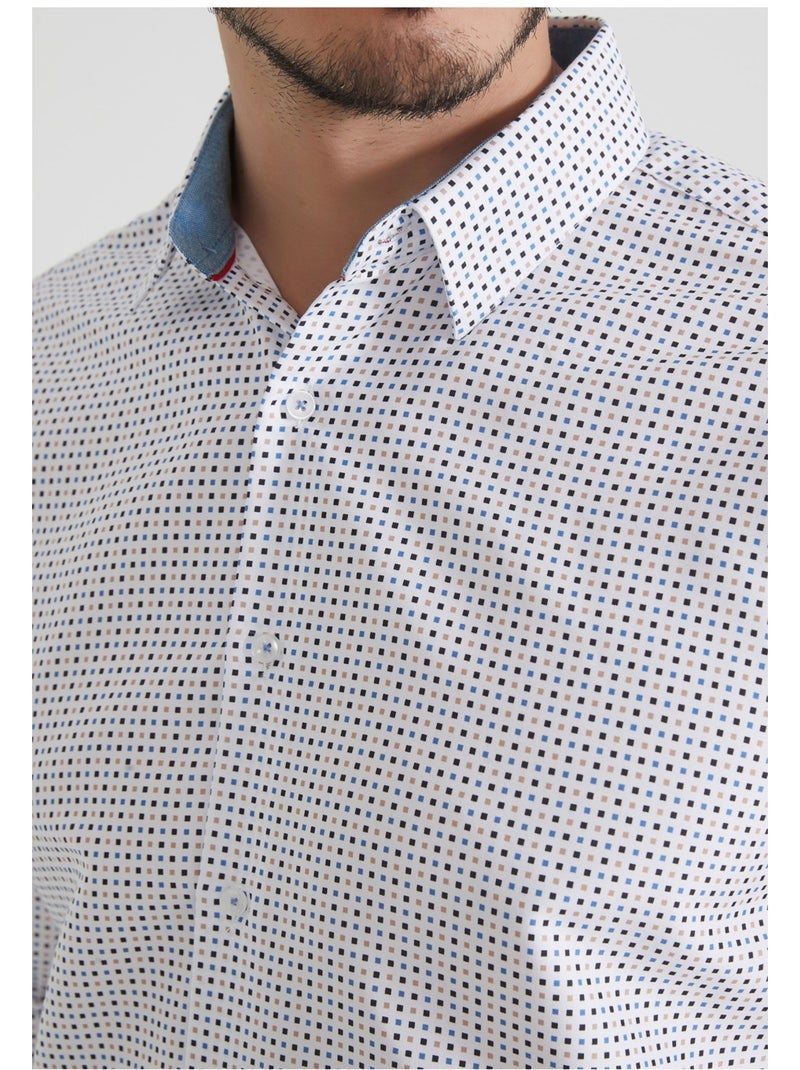 Chemise Kebello Blanc - Kiabi