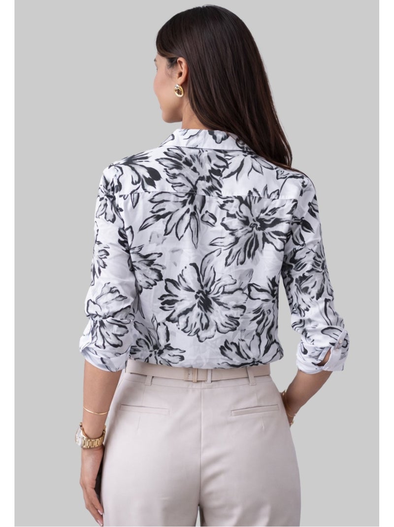 Chemise Kebello Blanc - Kiabi