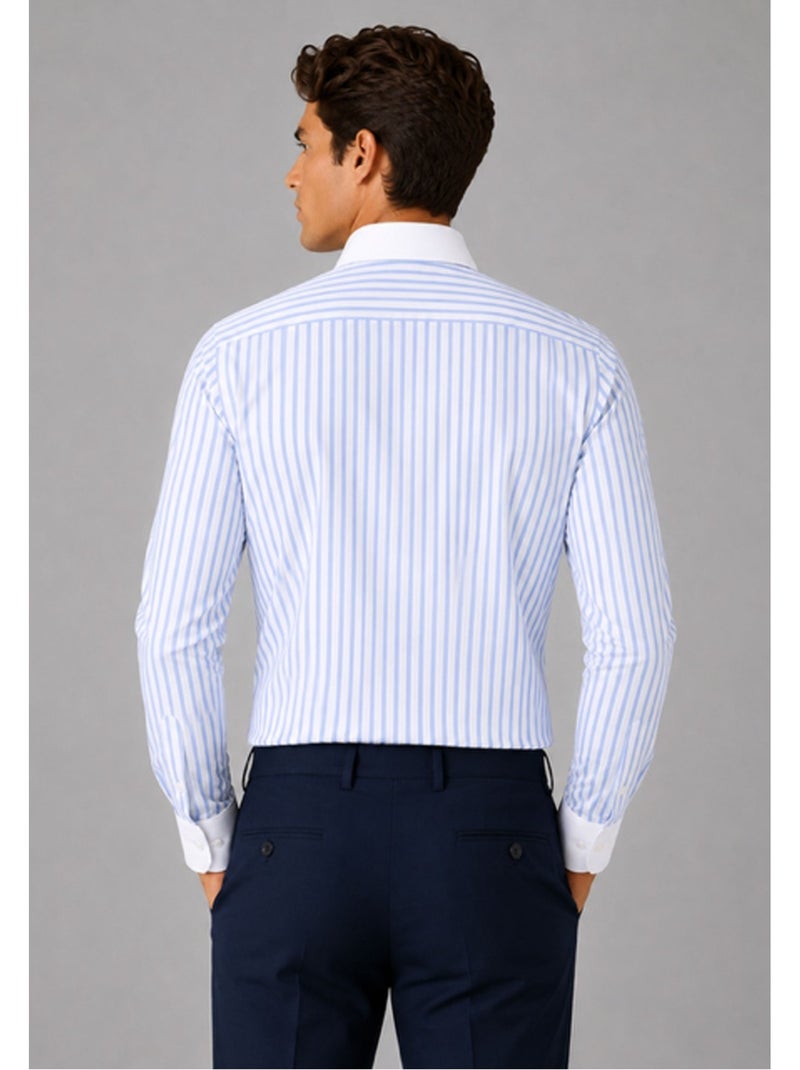 Chemise kebello Bleu Blanc Bleu - Kiabi