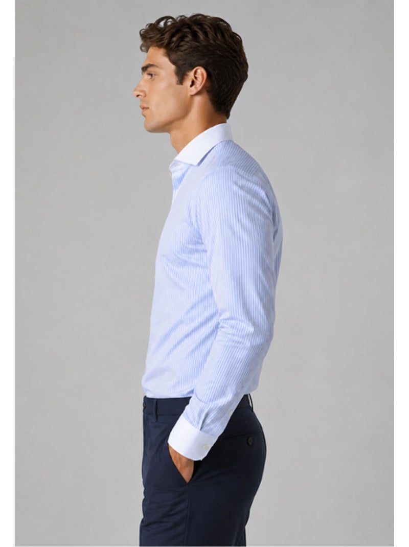 Chemise kebello Bleu Blanc Bleu - Kiabi