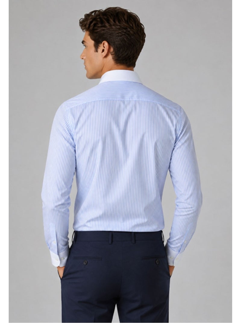 Chemise kebello Bleu Blanc Bleu - Kiabi