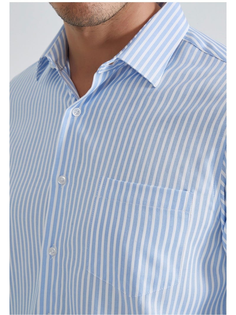 Chemise Kebello Bleu ciel - Kiabi