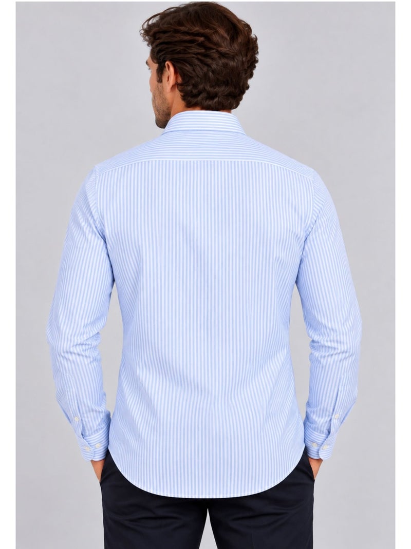 Chemise kebello Bleu ciel - Kiabi