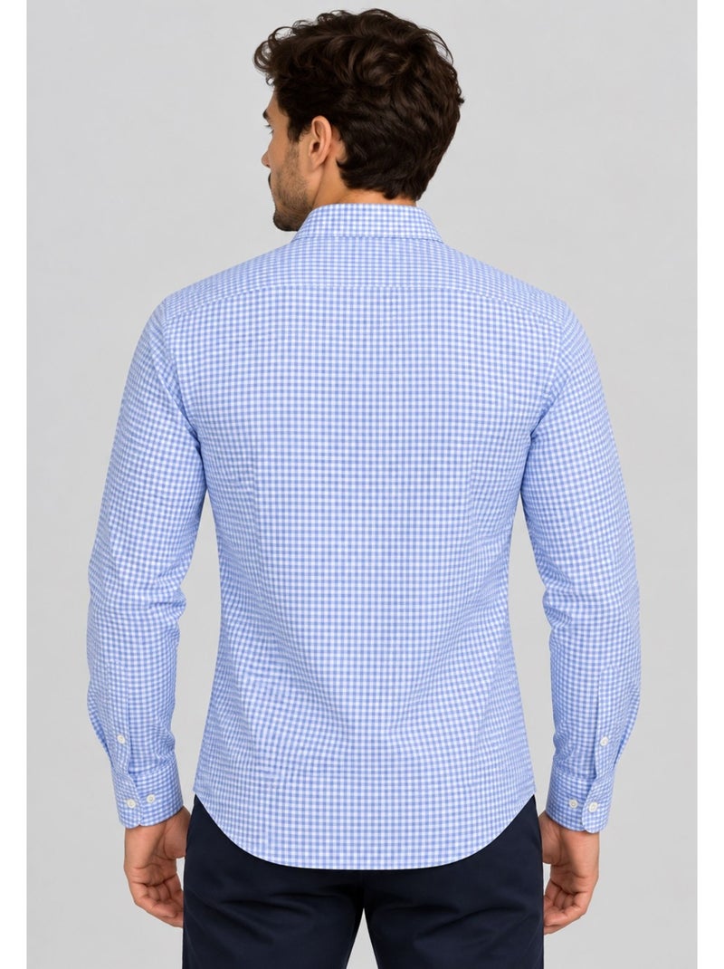 Chemise kebello Bleu ciel - Kiabi