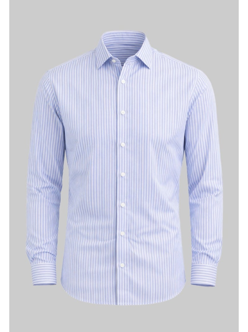 Chemise Kebello Bleu ciel - Kiabi