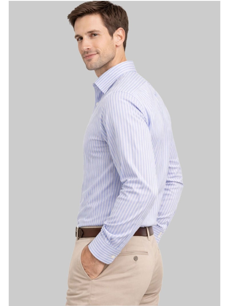 Chemise Kebello Bleu ciel - Kiabi