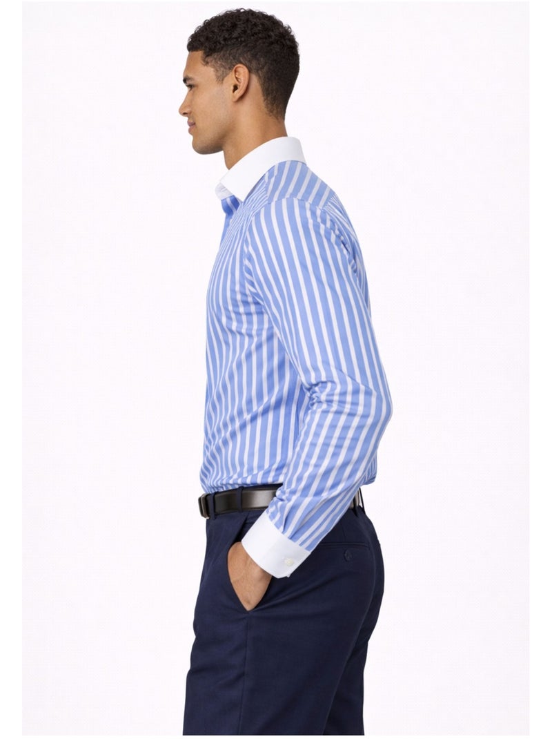 Chemise Kebello Bleu ciel - Kiabi