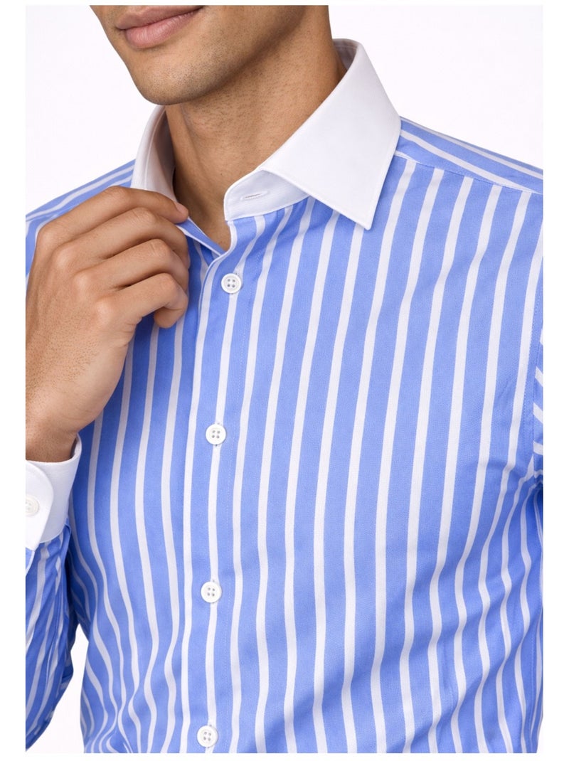 Chemise Kebello Bleu ciel - Kiabi
