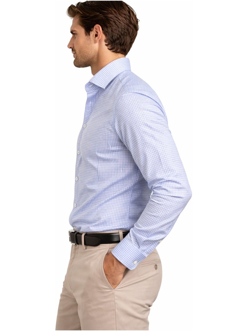 Chemise Kebello Bleu ciel - Kiabi