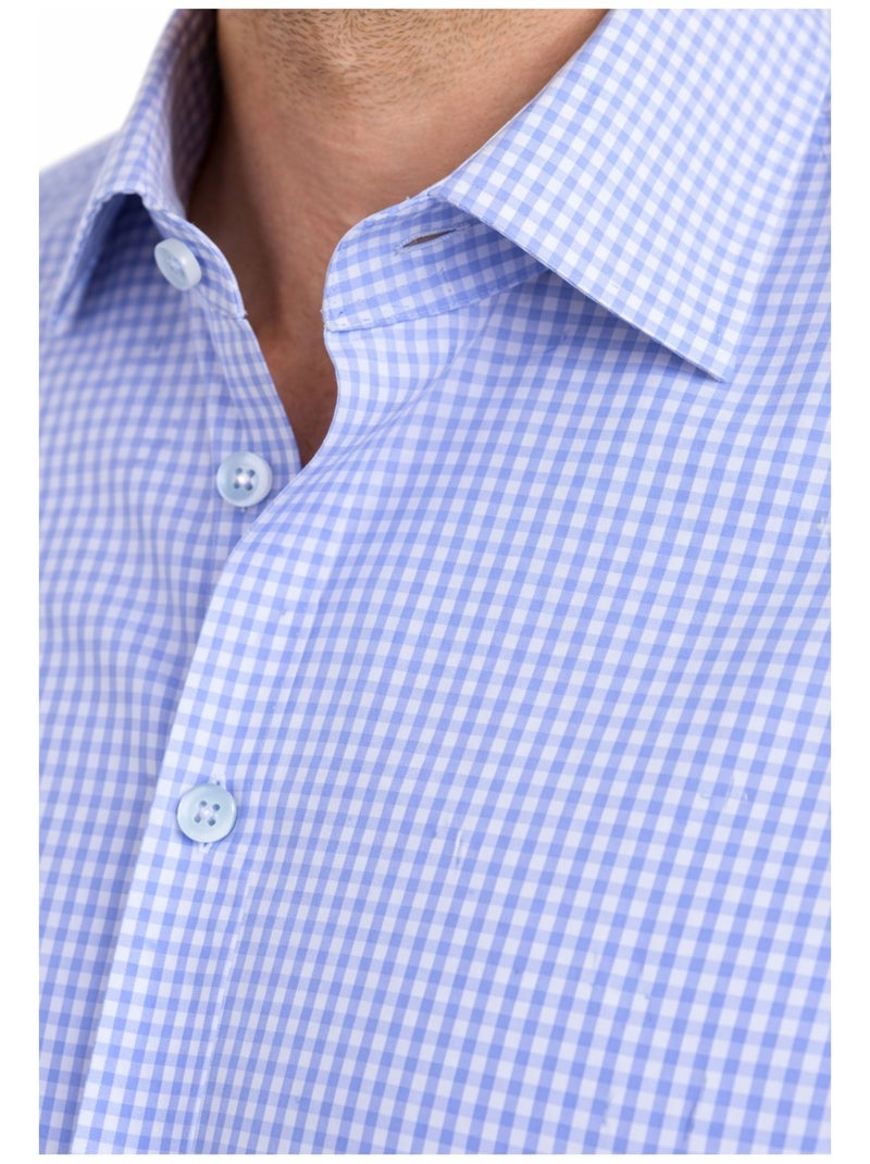 Chemise Kebello Bleu ciel - Kiabi
