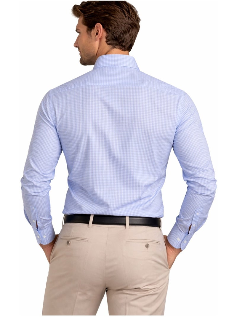 Chemise Kebello Bleu ciel - Kiabi