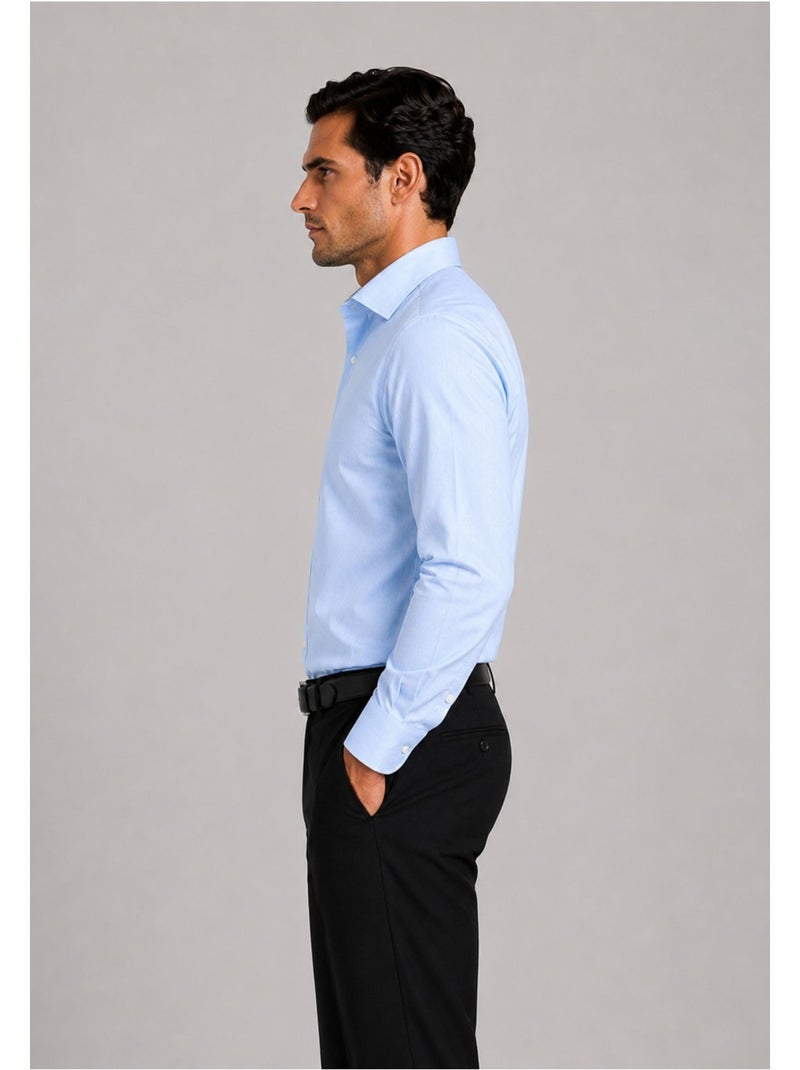Chemise Kebello Bleu ciel - Kiabi