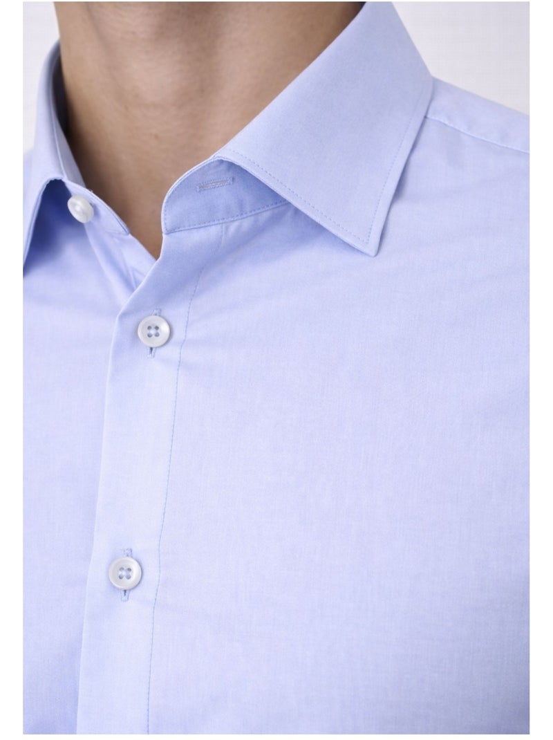 Chemise Kebello Bleu ciel - Kiabi