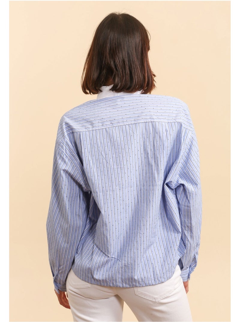Chemise Kebello Bleu - Kiabi