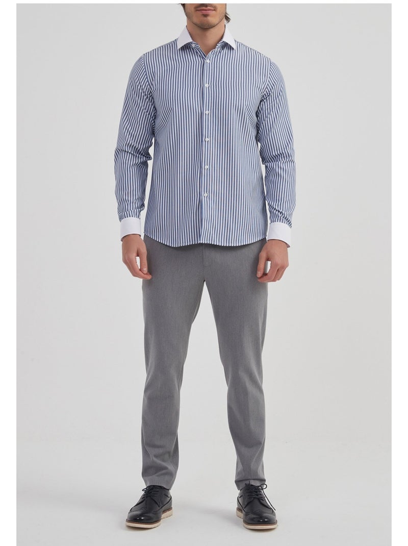 Chemise Kebello Bleu - Kiabi