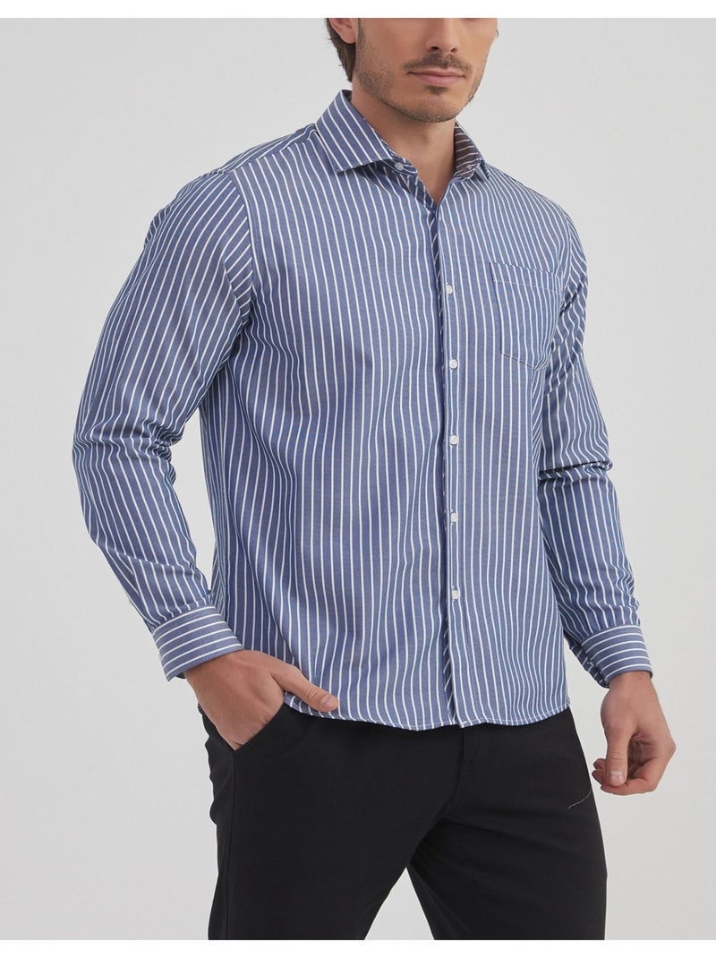 Chemise Kebello Bleu - Kiabi