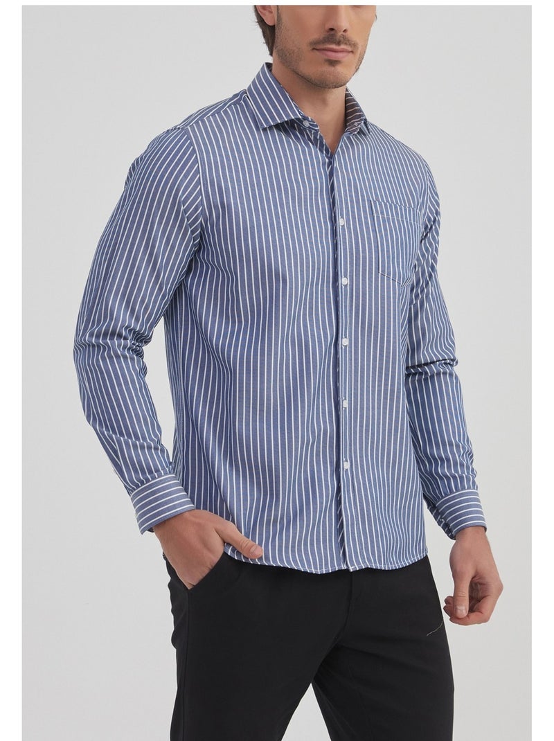 Chemise Kebello Bleu - Kiabi