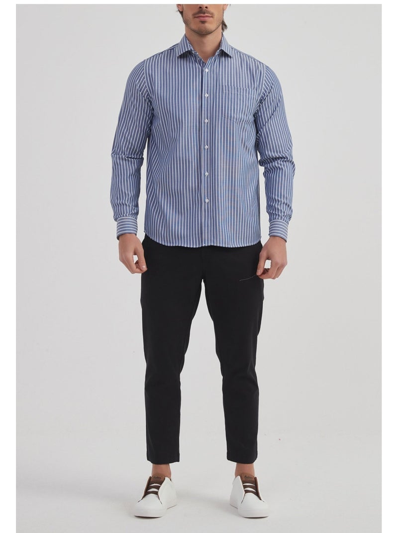 Chemise Kebello Bleu - Kiabi