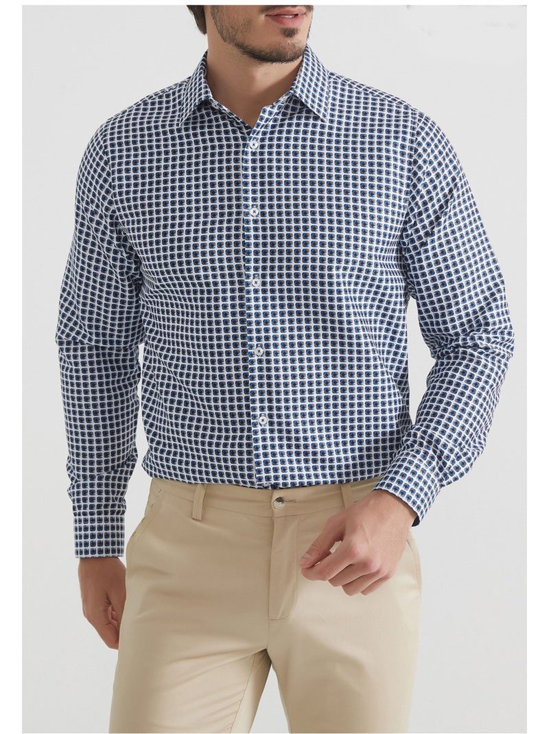 Chemise Kebello Bleu - Kiabi