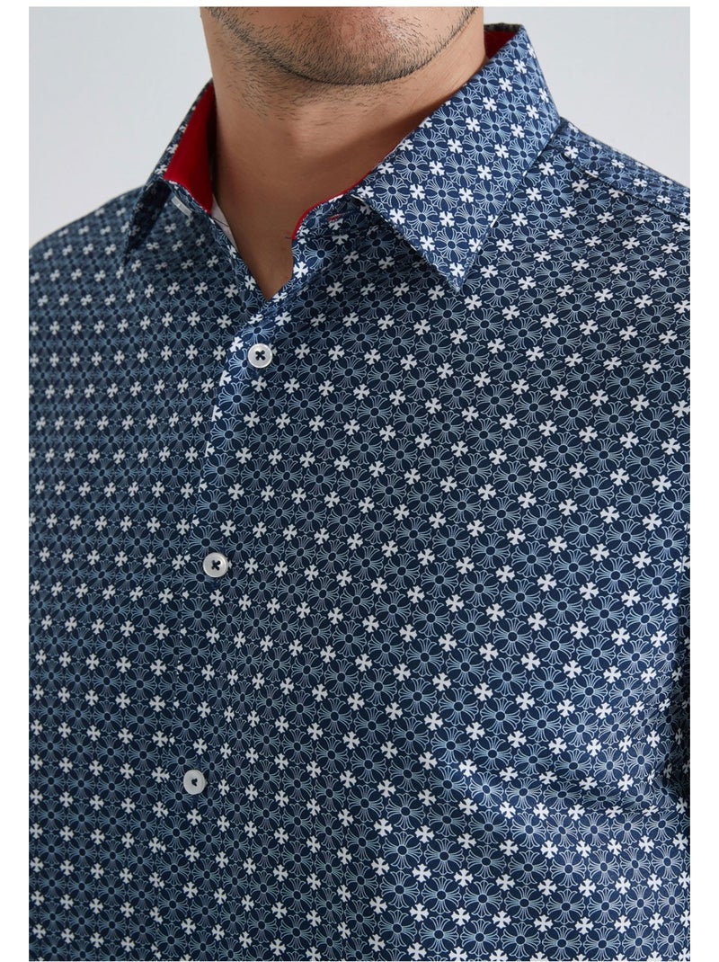 Chemise Kebello Bleu - Kiabi