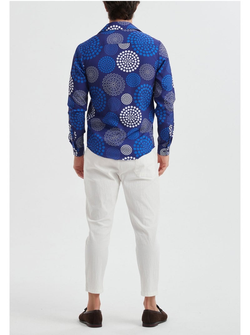 Chemise Kebello Bleu marine - Kiabi