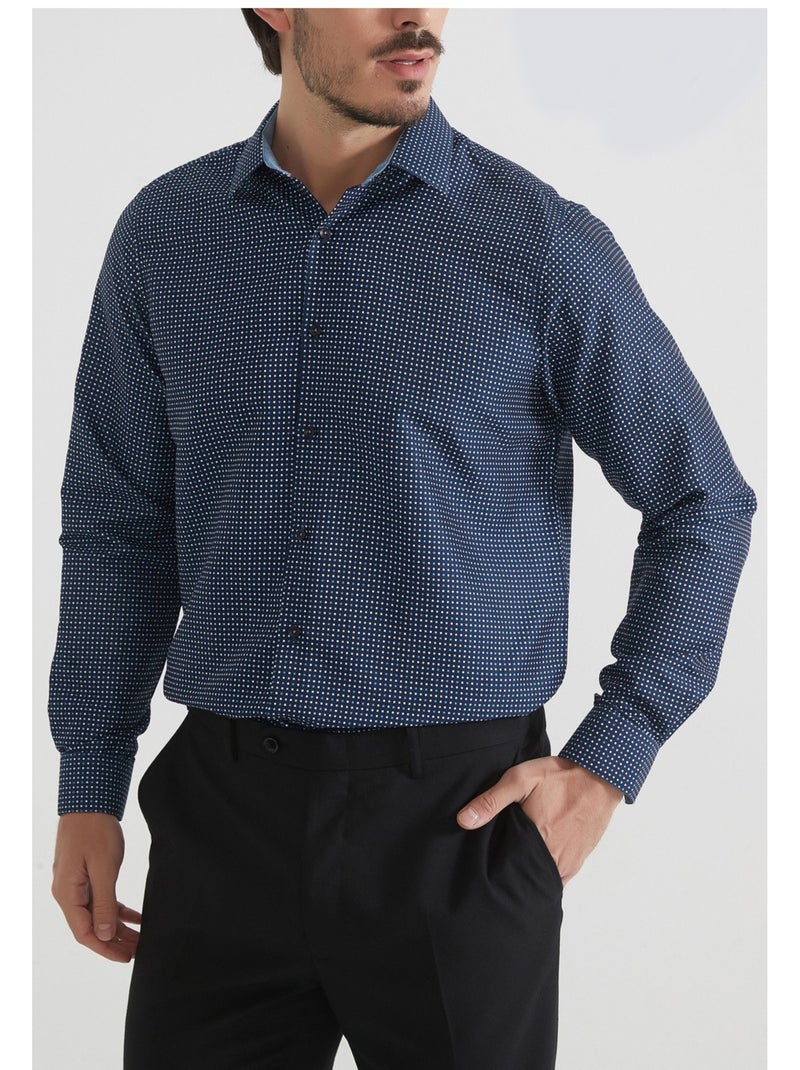 Chemise Kebello Bleu marine - Kiabi