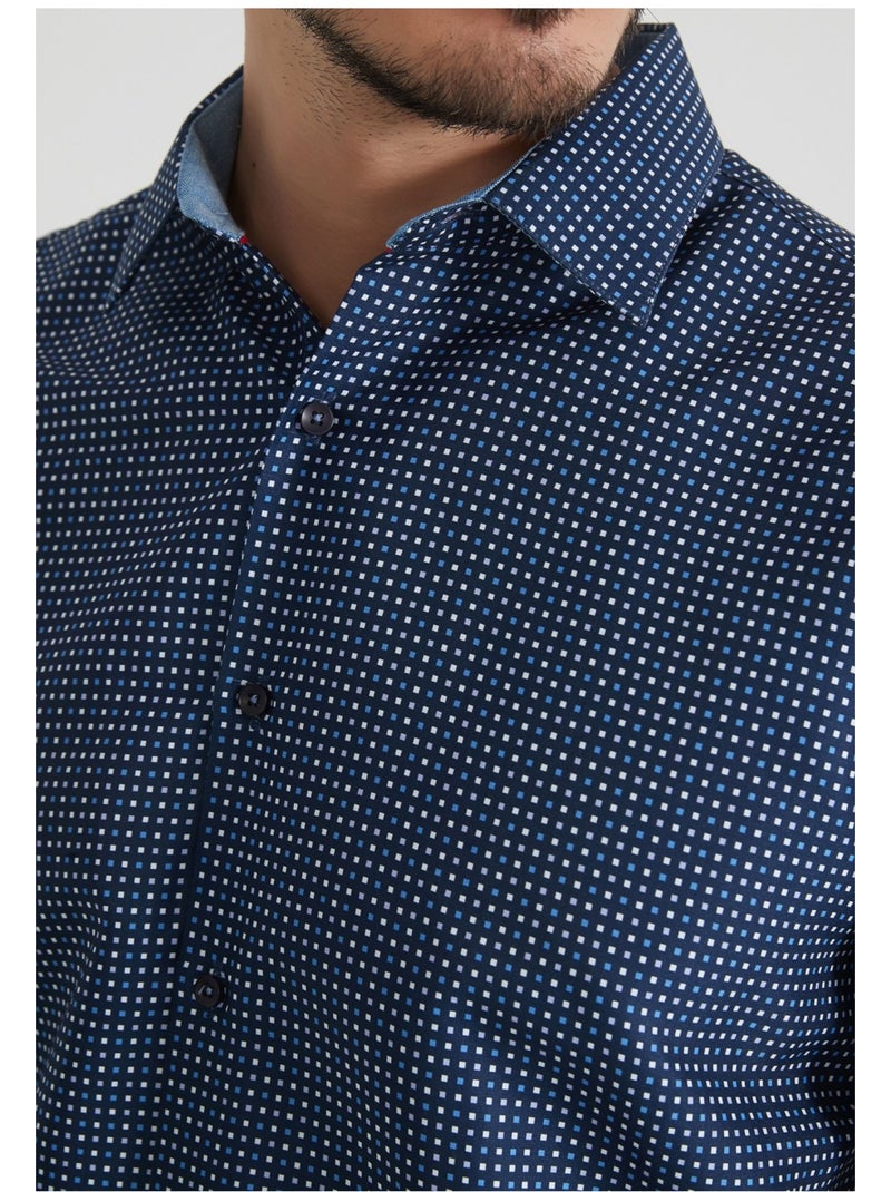 Chemise Kebello Bleu marine - Kiabi