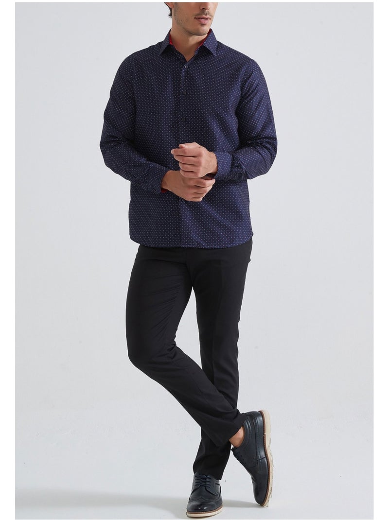 Chemise Kebello Bleu marine - Kiabi