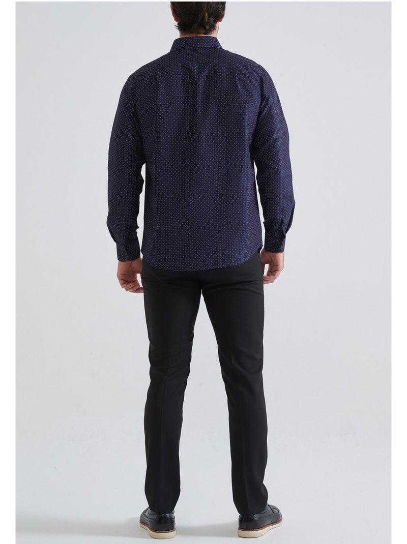 Chemise Kebello Bleu marine - Kiabi