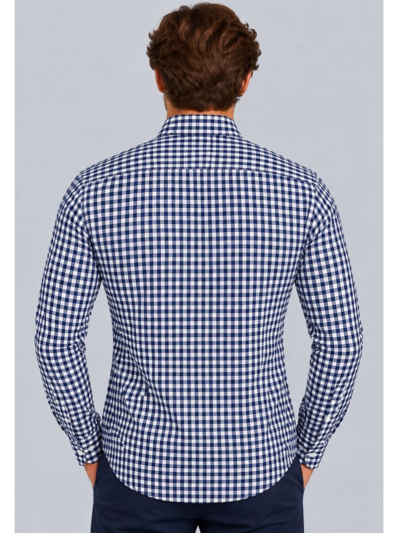 Chemise kebello Bleu marine - Kiabi