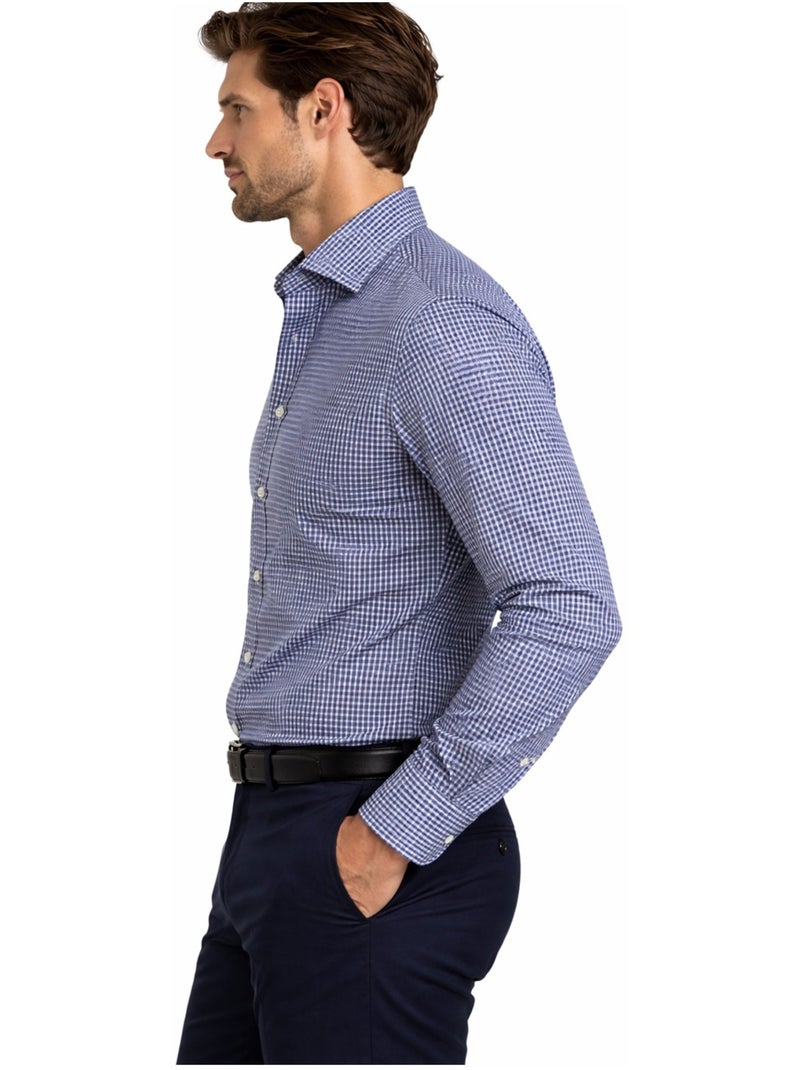 Chemise Kebello Bleu marine - Kiabi