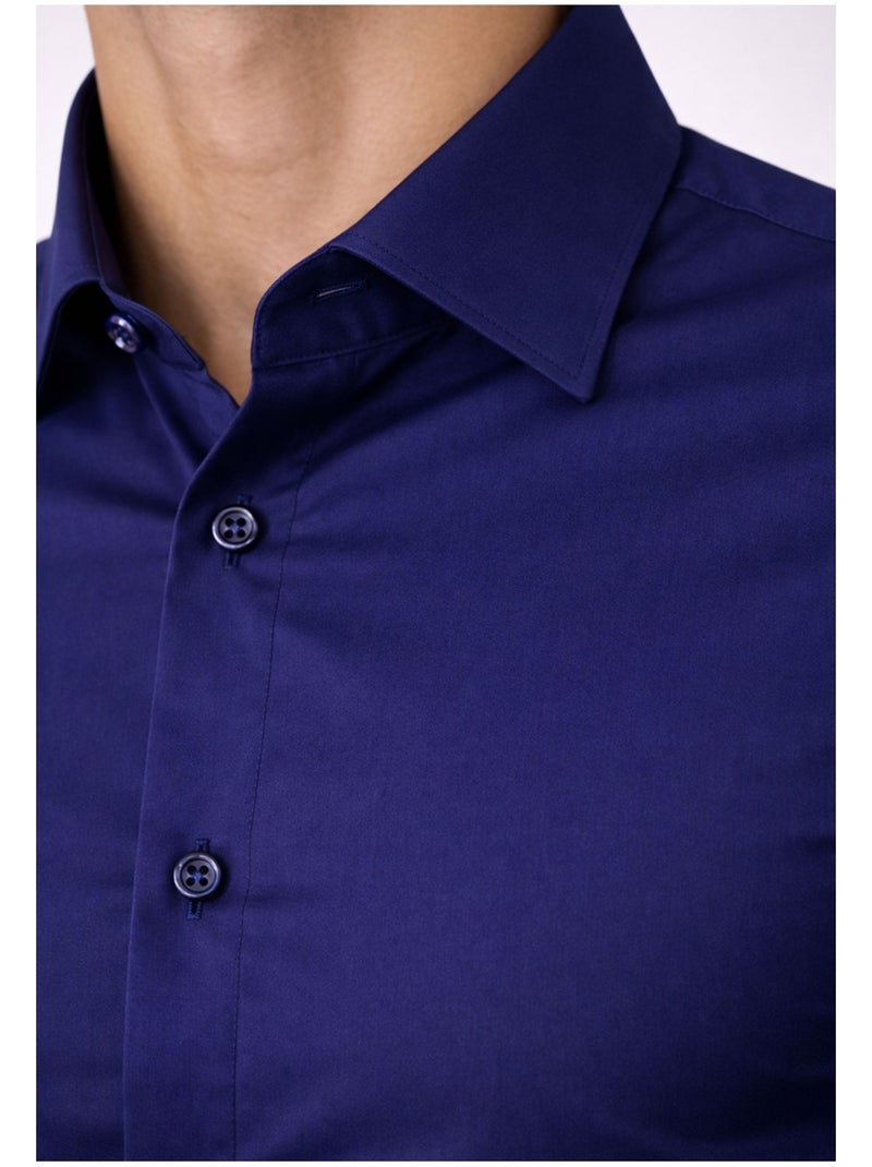 Chemise Kebello Bleu marine - Kiabi